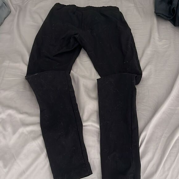 Bebe zippered front stretch leggings sz XS - Picture 3 of 3
